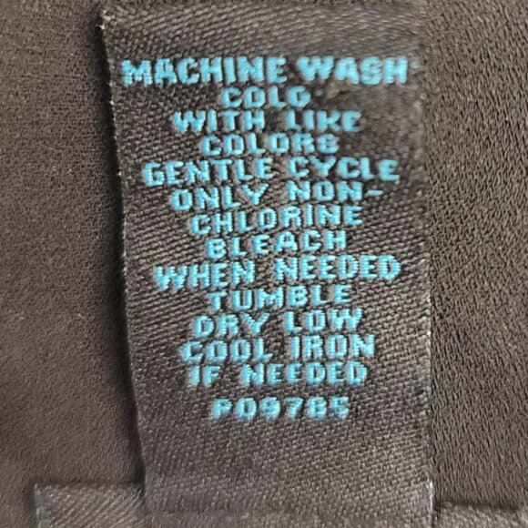 Rue+ Womens 3X Light Black Sleeveless Top Full Back Gold Zipper - Picture 5 of 5